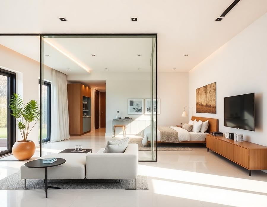 Home Partitions using Frostek smart film