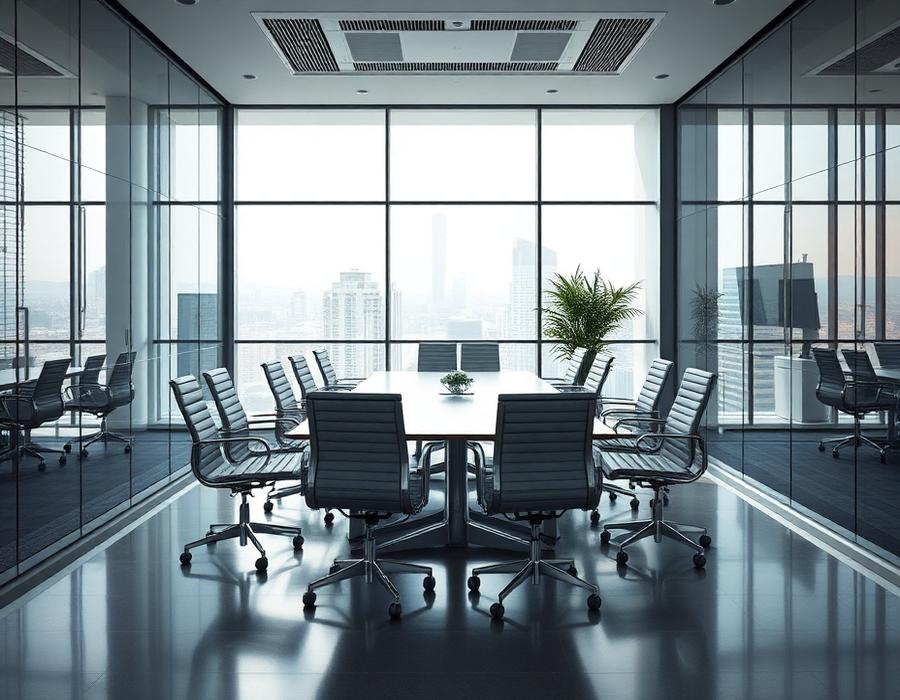 Office Meeting Rooms using Frostek smart film
